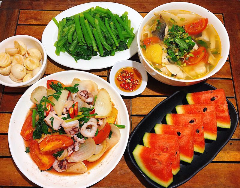 thực đơn 30k 1 ngày