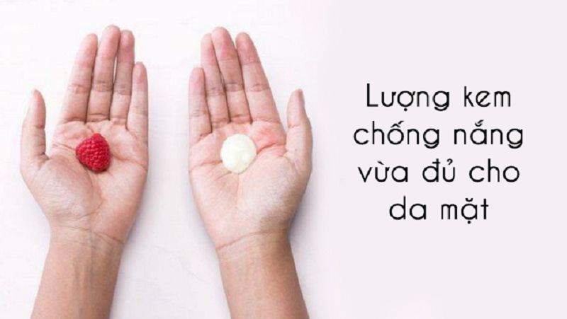 cách bôi kem chống nắng để không bị mụn