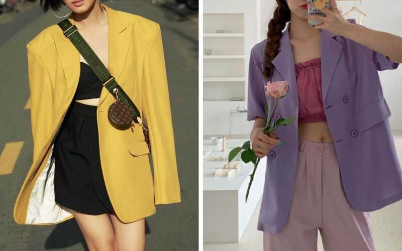 cách mặc áo vest đẹp cho nữ
