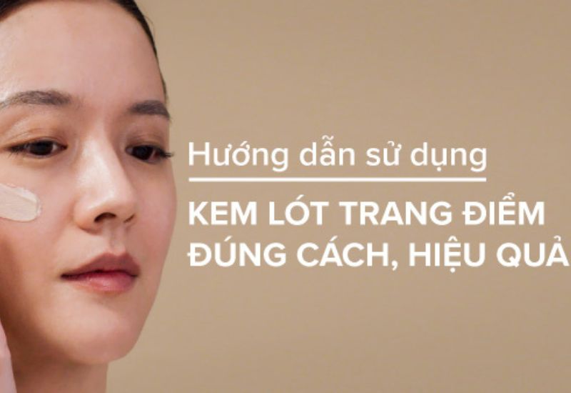 cách dùng kem lót
