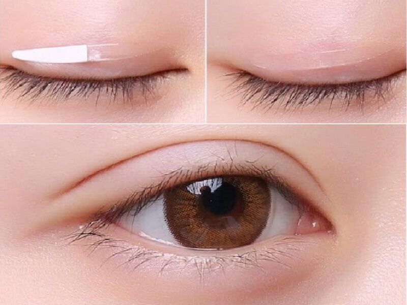 cách trang điểm mắt 1 mí thành 2 mí