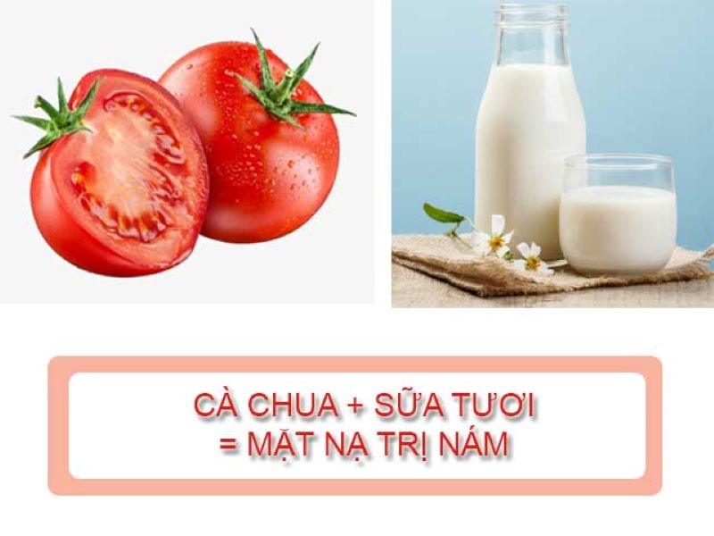 cách trị nám tàn nhang bằng cà chua