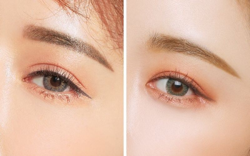 trang điểm mắt tone nâu cam