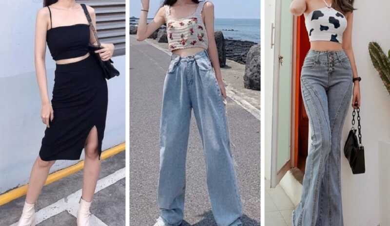 cách phối đồ cho nữ thấp chân to