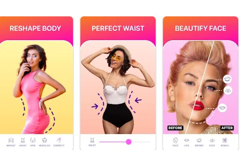app chỉnh ảnh eo thon miễn phí