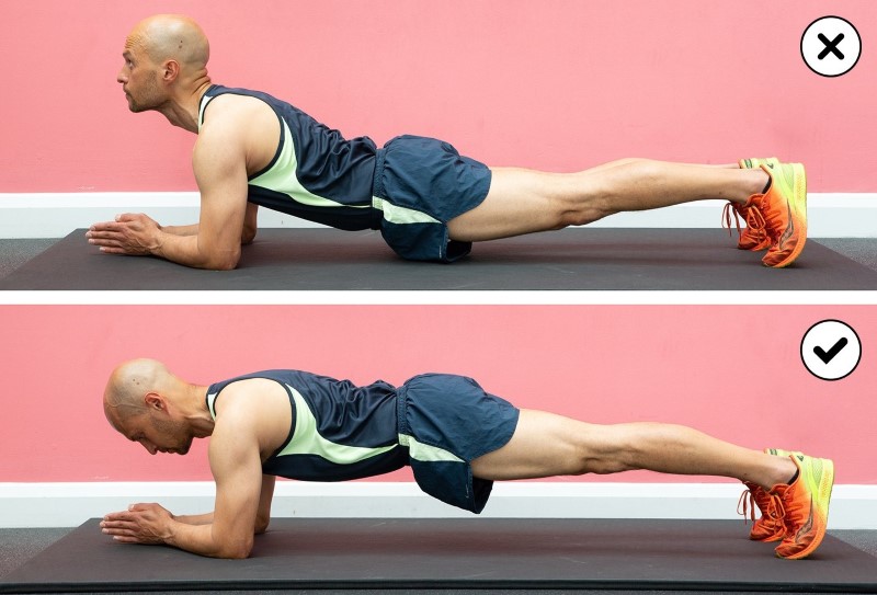 hệ quả nếu không tập plank đúng cách cho nam