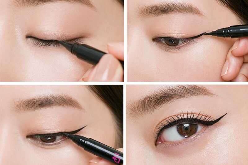 vẽ eyeliner mắt mèo