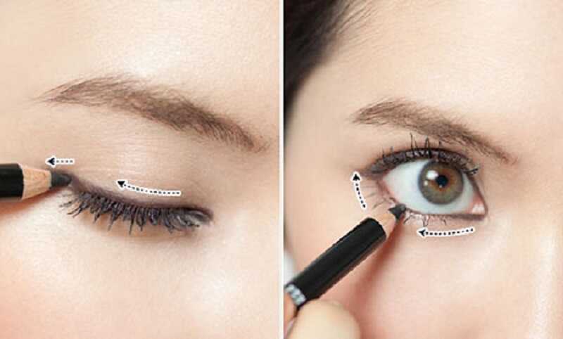 dạy kẻ mắt bằng chì