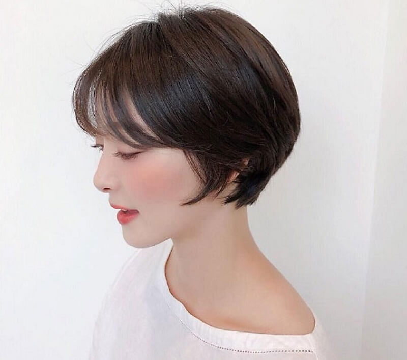 kiểu tóc ngắn đẹp cho nữ mặt tròn