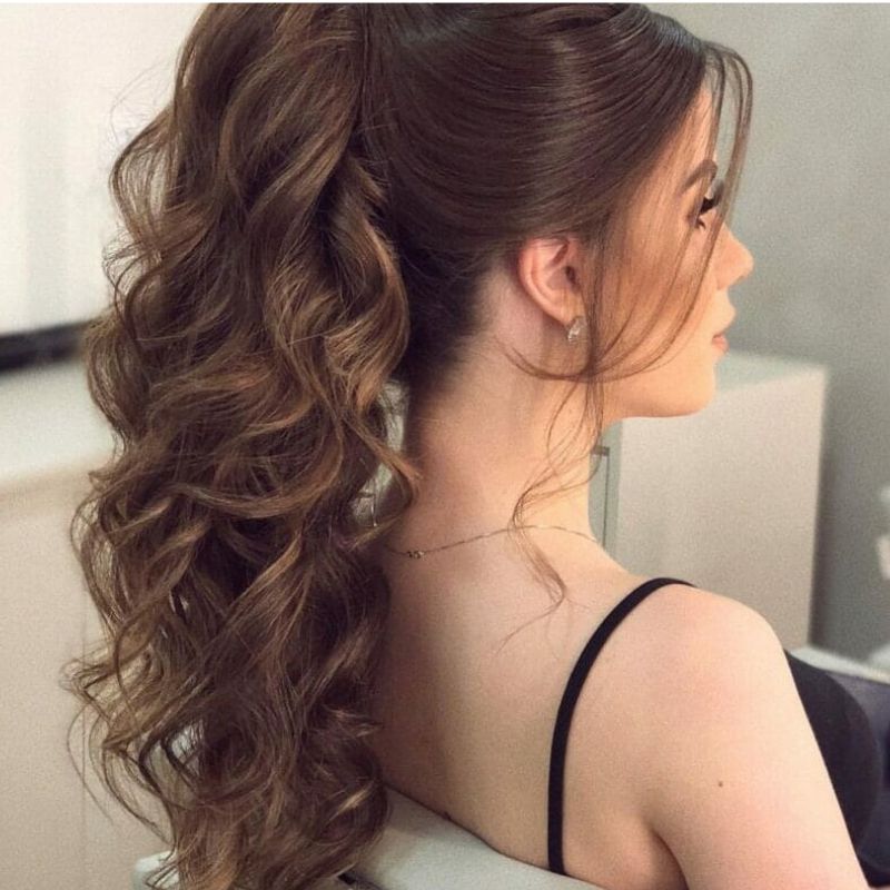những kiểu buộc tóc cao đẹp đơn giản