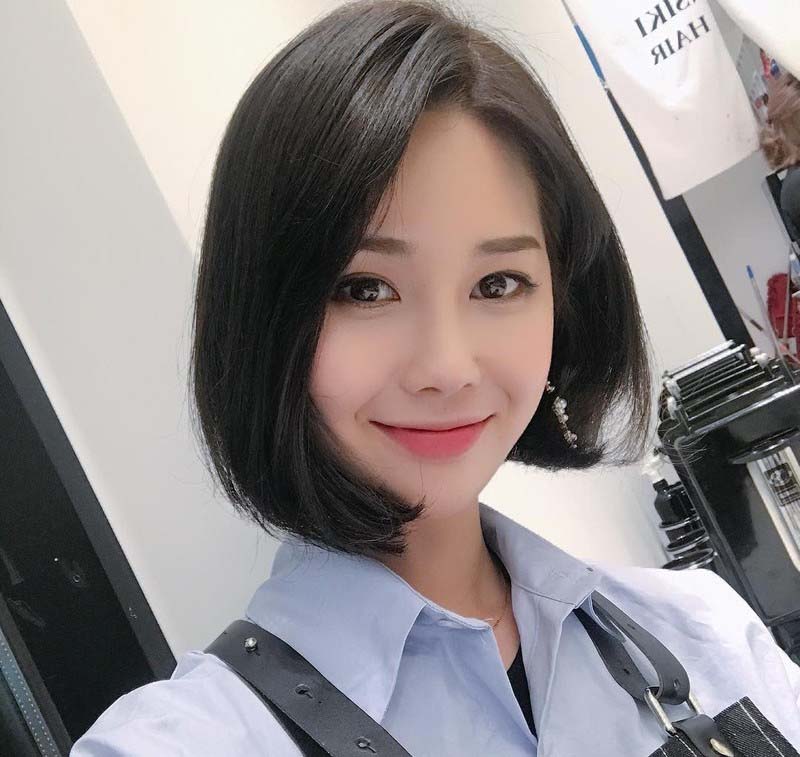 tóc nữ mặt dài