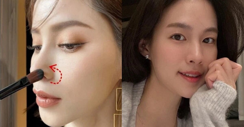cách đánh tạo khối mũi
