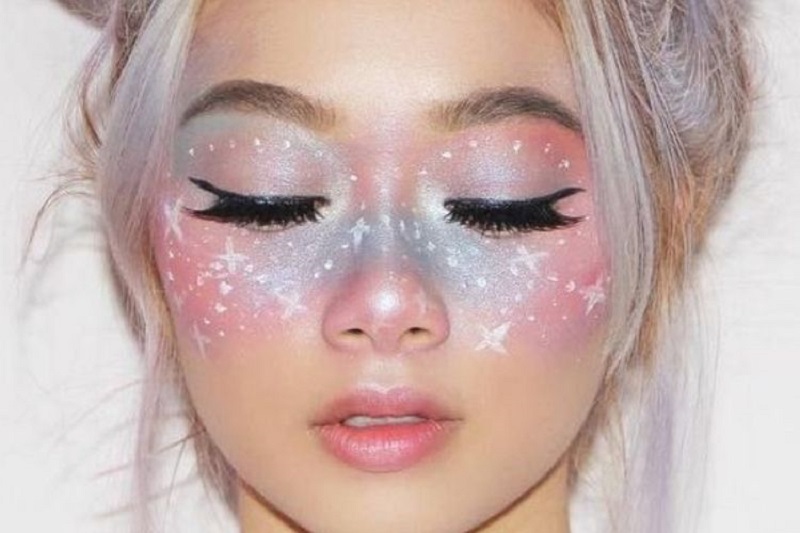 makeup mắt tone hồng