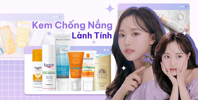 da mặt bị dị ứng kem chống nắng