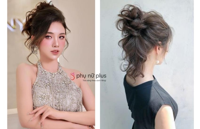 Tóc búi đuôi ngựa phù hợp với các cô nàng theo đuổi phong cách cá tính