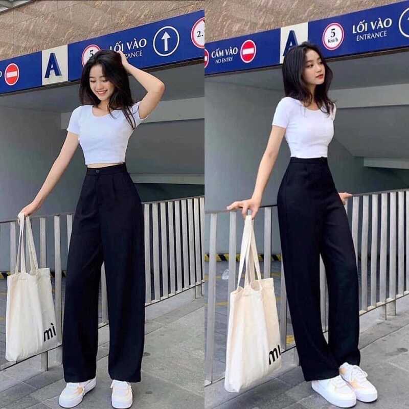 cách phối đồ cho người lùn bắp chân to