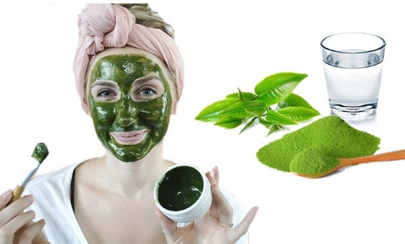 cách làm mặt nạ bột trà xanh