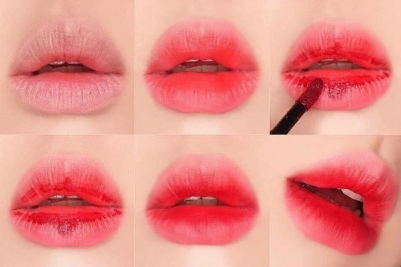hướng dẫn cách đánh son lòng môi