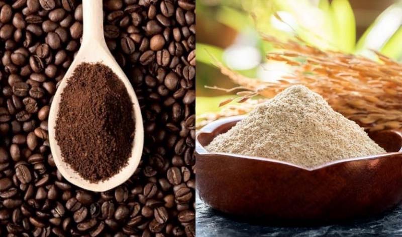 tẩy da chết bằng bã cà phê và mật ong
