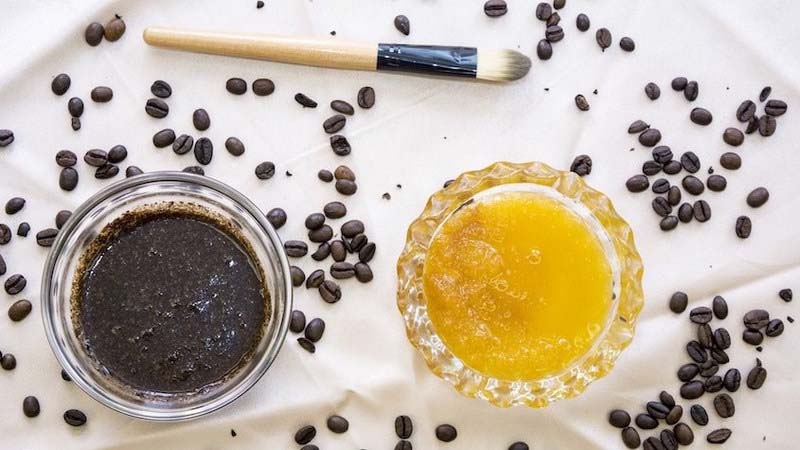 cách tẩy da chết bằng bã cafe