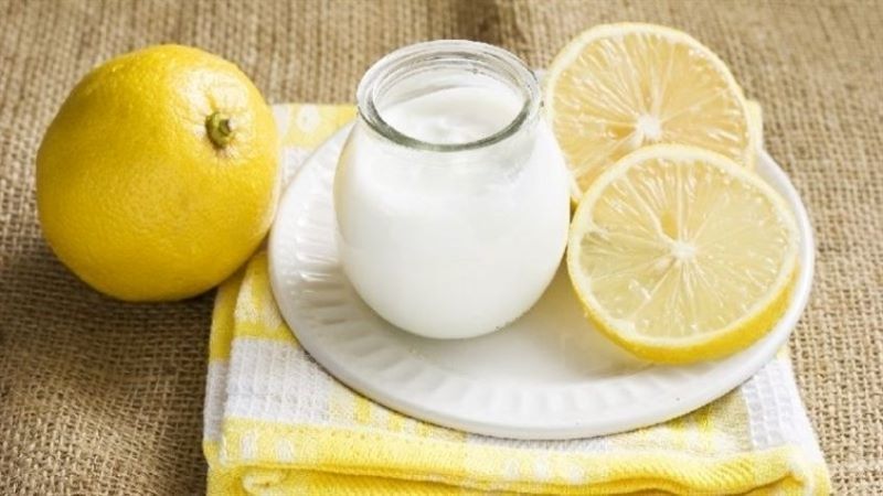 tẩy da chết bằng sữa chua không đường