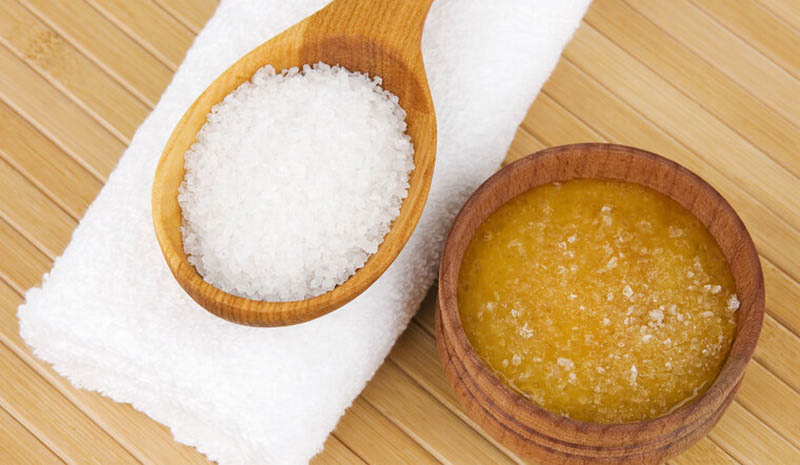 tẩy da chết bằng đường