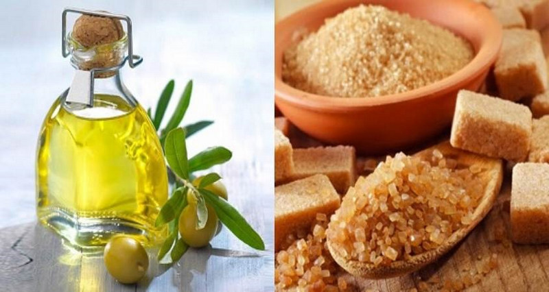 tẩy tế bào chết da mặt bằng đường trắng