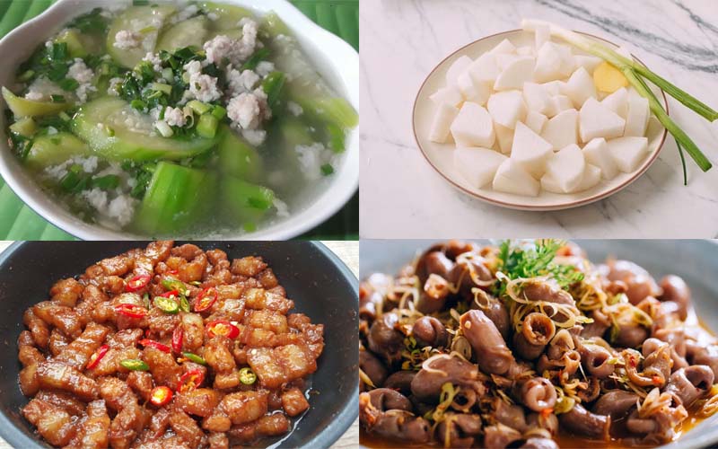 thực đơn mùa đông miền bắc