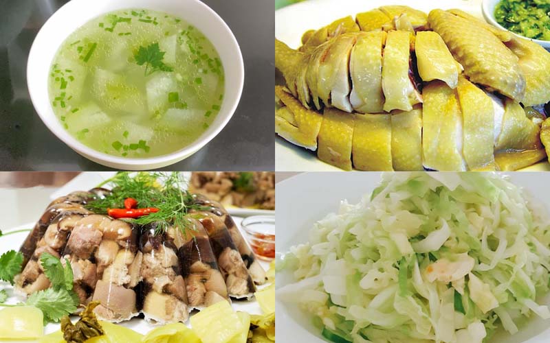 Thực đơn mùa đông miền Bắc ngày Thứ 3