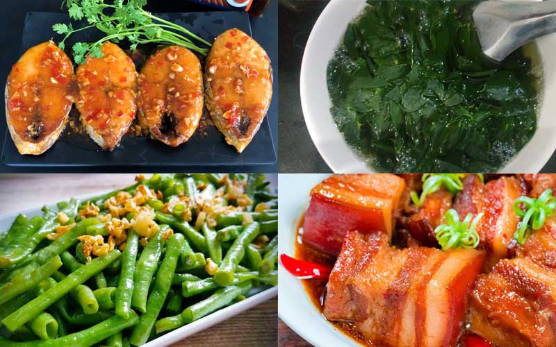 Thực đơn mùa đông miền Bắc Ngày Thứ 4