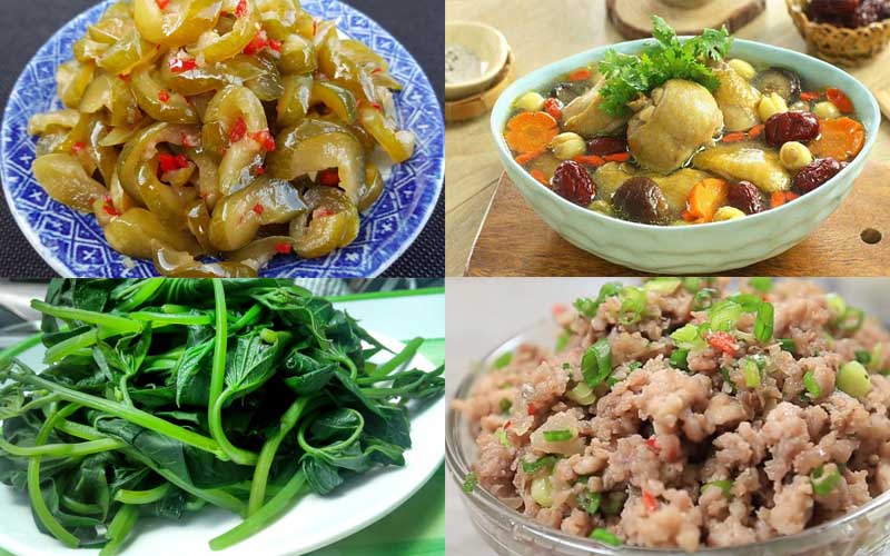 Thực đơn mùa đông miền Bắc ngày Thứ 6