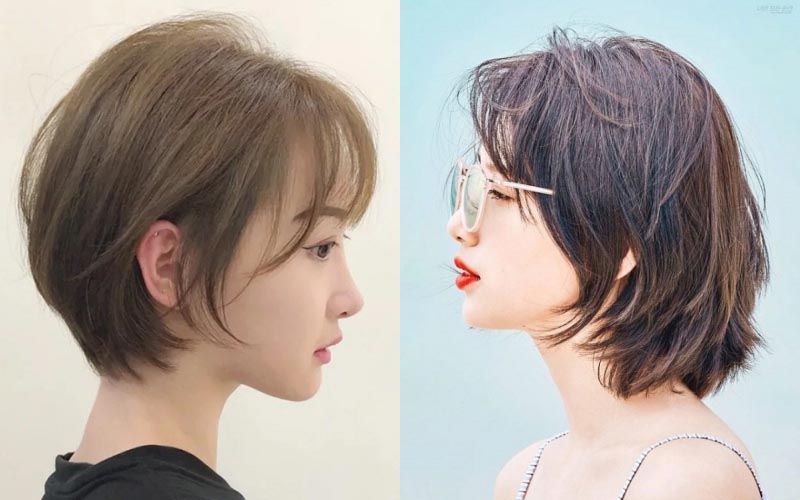 kiểu tóc mái cho nữ trán cao mặt dài