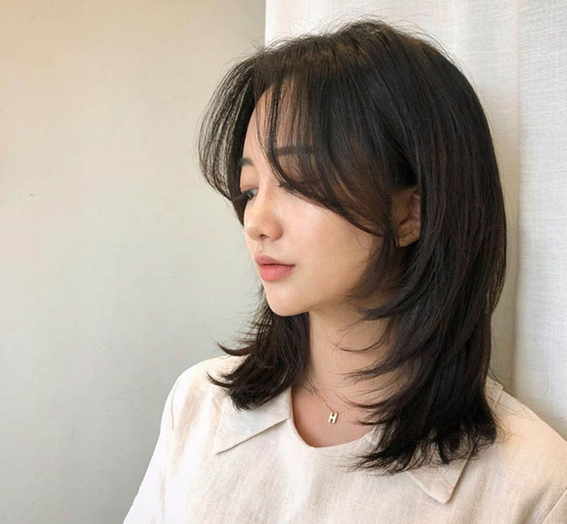 mặt dài nên để tóc gì