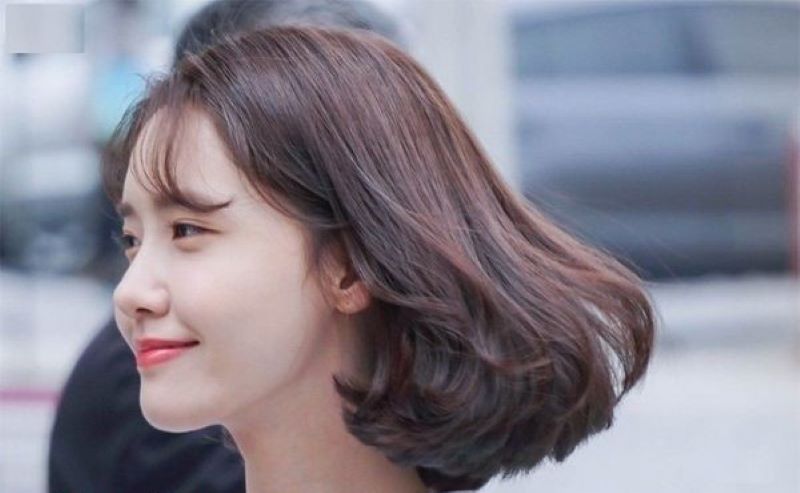 kiểu tóc cho người mặt vuông nữ