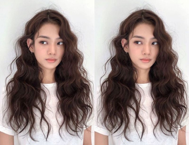kiểu tóc đẹp cho người mặt vuông nữ