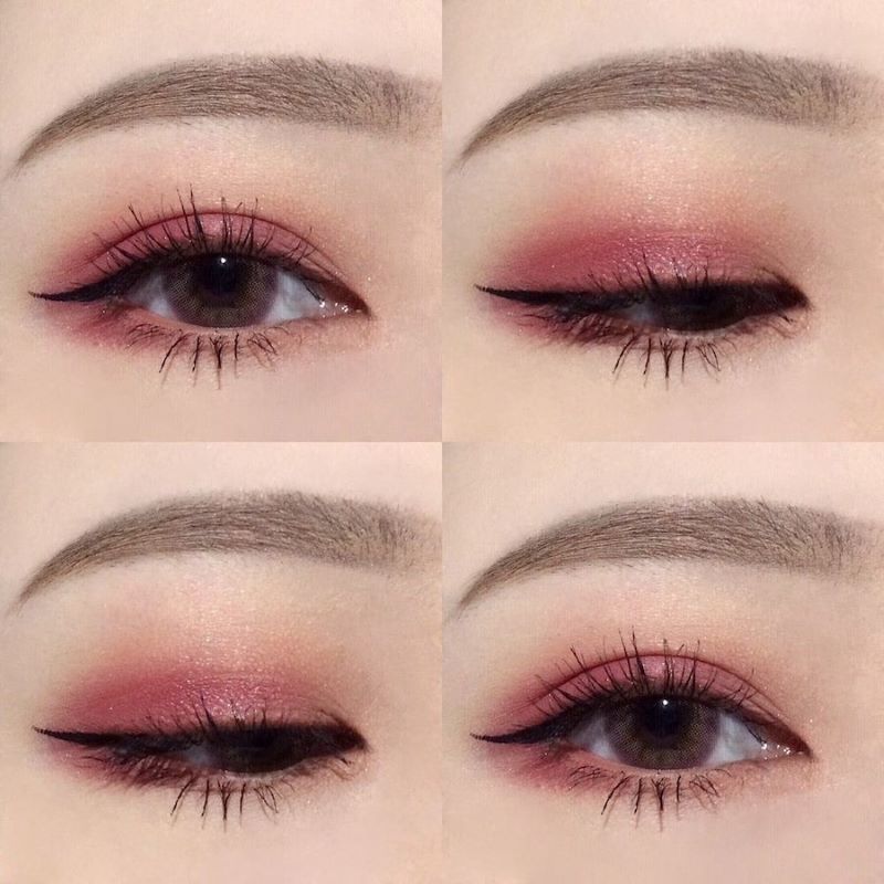 đánh mắt tone nâu