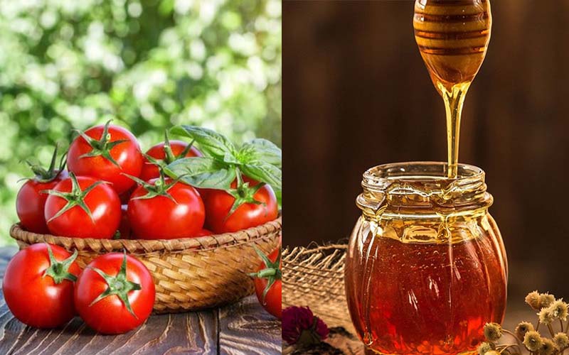 trị mụn bằng cà chua đông lạnh