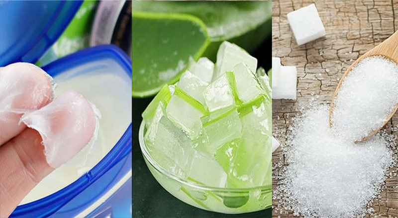 tẩy tế bào chết cho môi bằng vaseline